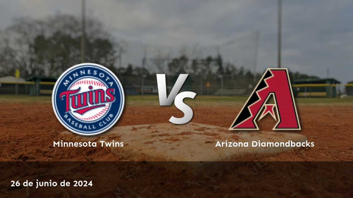 Apuesta en el partido Arizona Diamondbacks vs Minnesota Twins con Latinvegas, ¡descubre las mejores opciones de apuestas!