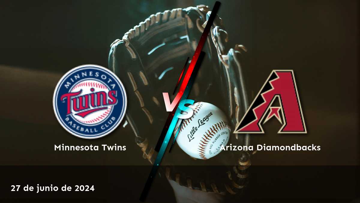 Análisis experto del partido Arizona Diamondbacks vs Minnesota Twins el 27 de junio de 2024. Descubre las mejores opciones de apuesta en Latinvegas.