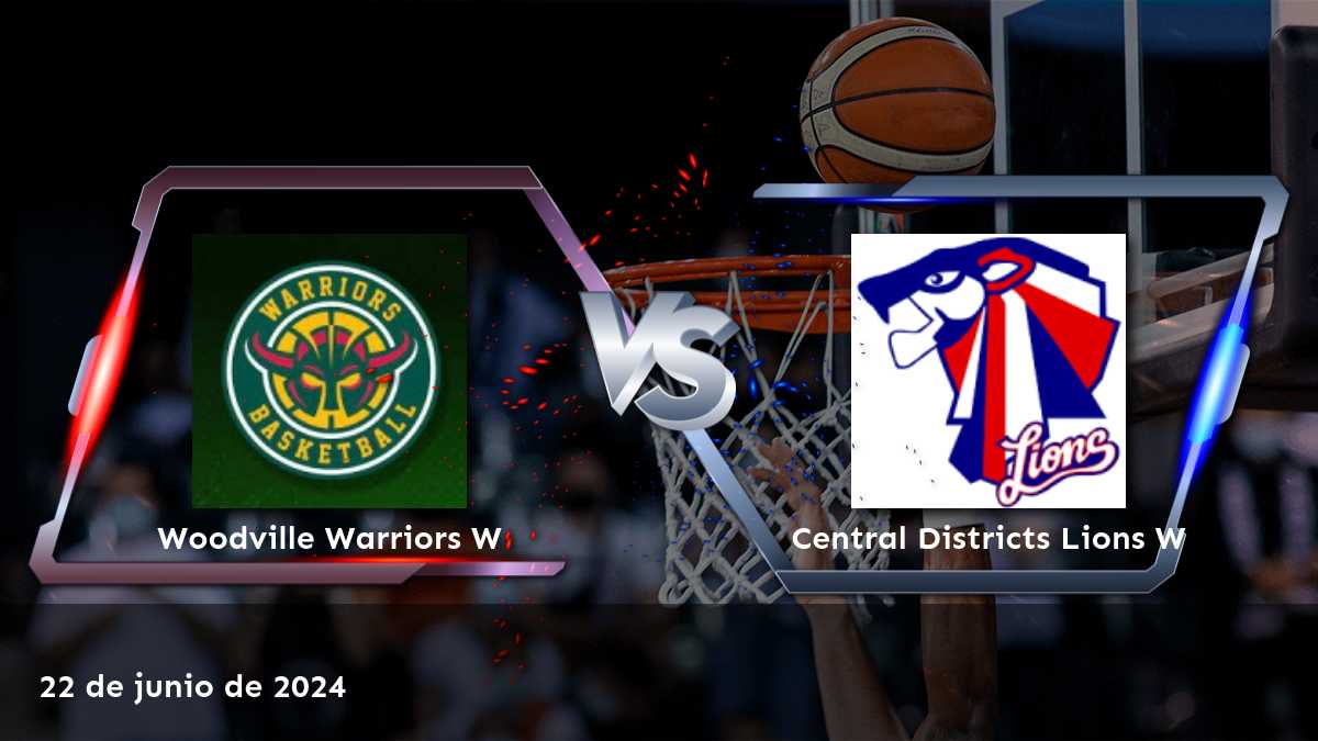 Análisis y predicciones para Central Districts Lions W vs Woodville Warriors W en NBL1 Central Women el 22 de junio de 2024.