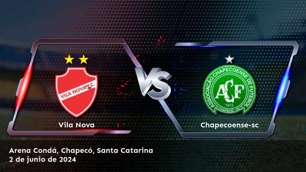 Descubre las mejores opciones de apuestas para el partido Chapecoense-sc vs Vila Nova en Latinvegas.