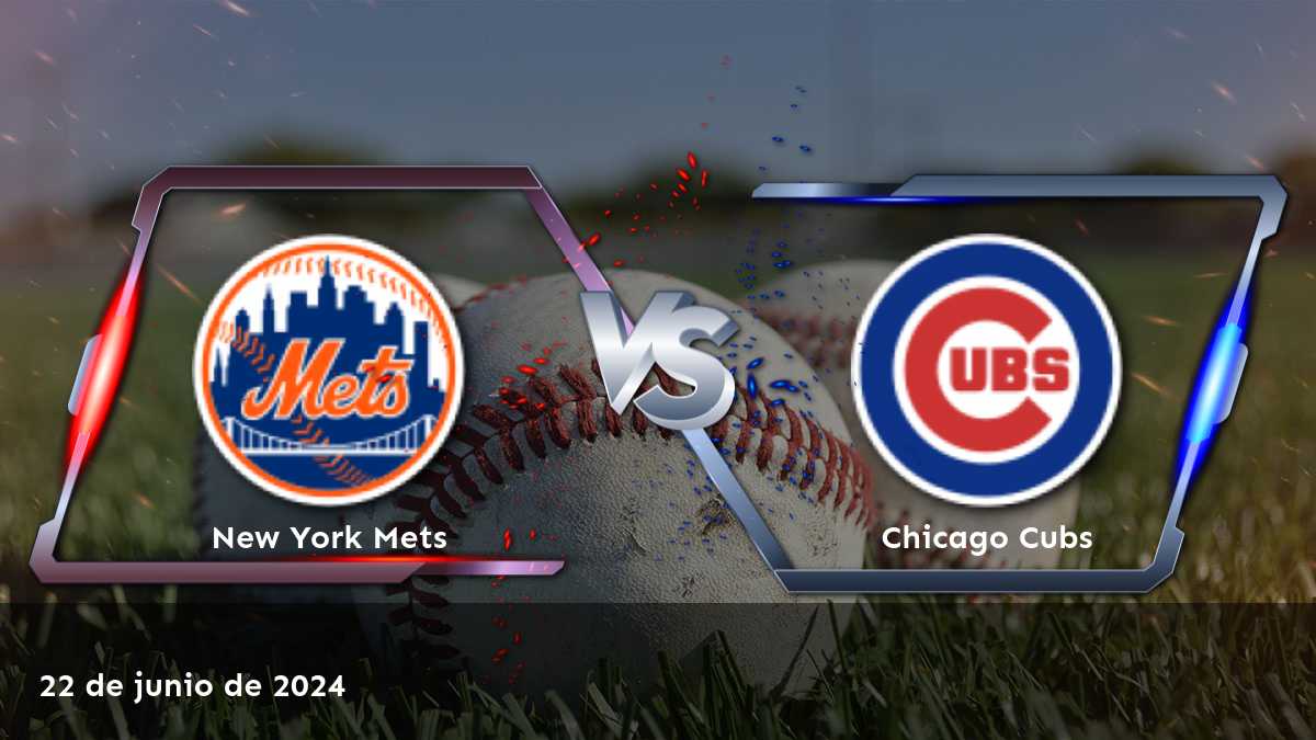 Ahora es el momento de apostar en el partido entre Chicago Cubs vs New York Mets. ¡Descubre las mejores opciones de apuesta con Latinvegas!