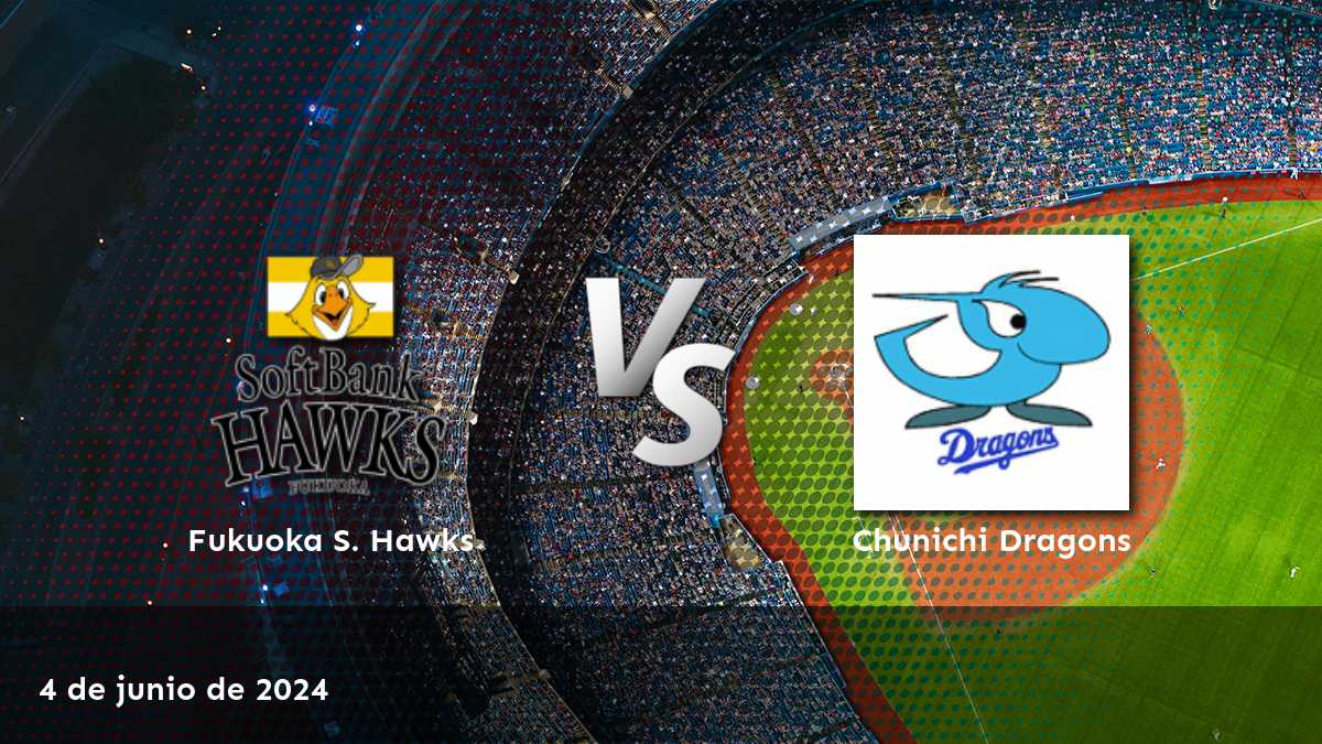 Apuestas deportivas para Chunichi Dragons vs Fukuoka S. Hawks el 4 de junio de 2024: análisis y predicciones en Latinvegas.