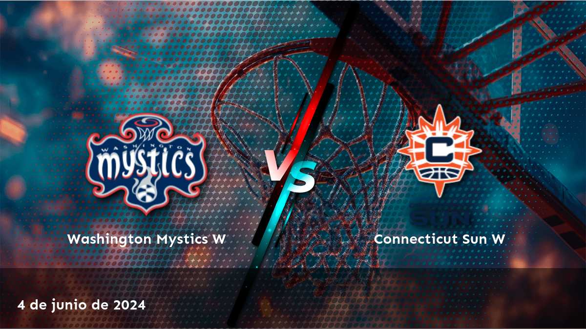 Descubre las mejores opciones de apuestas para el partido entre Connecticut Sun W vs Washington Mystics W en Latinvegas.