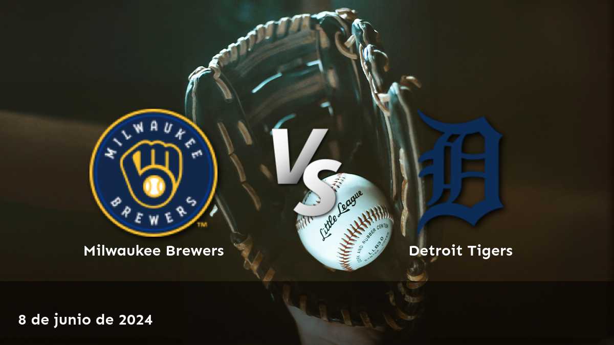 Descubre las mejores opciones de apuesta para el partido Detroit Tigers vs Milwaukee Brewers el 8 de junio de 2024 con Latinvegas.