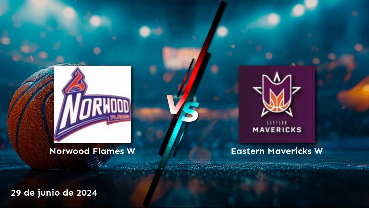 Latinvegas analiza el partido Eastern Mavericks W vs Norwood Flames W, con probabilidades de Moneyline, Spread y Over/Under. ¡Aprende a apostar con éxito!