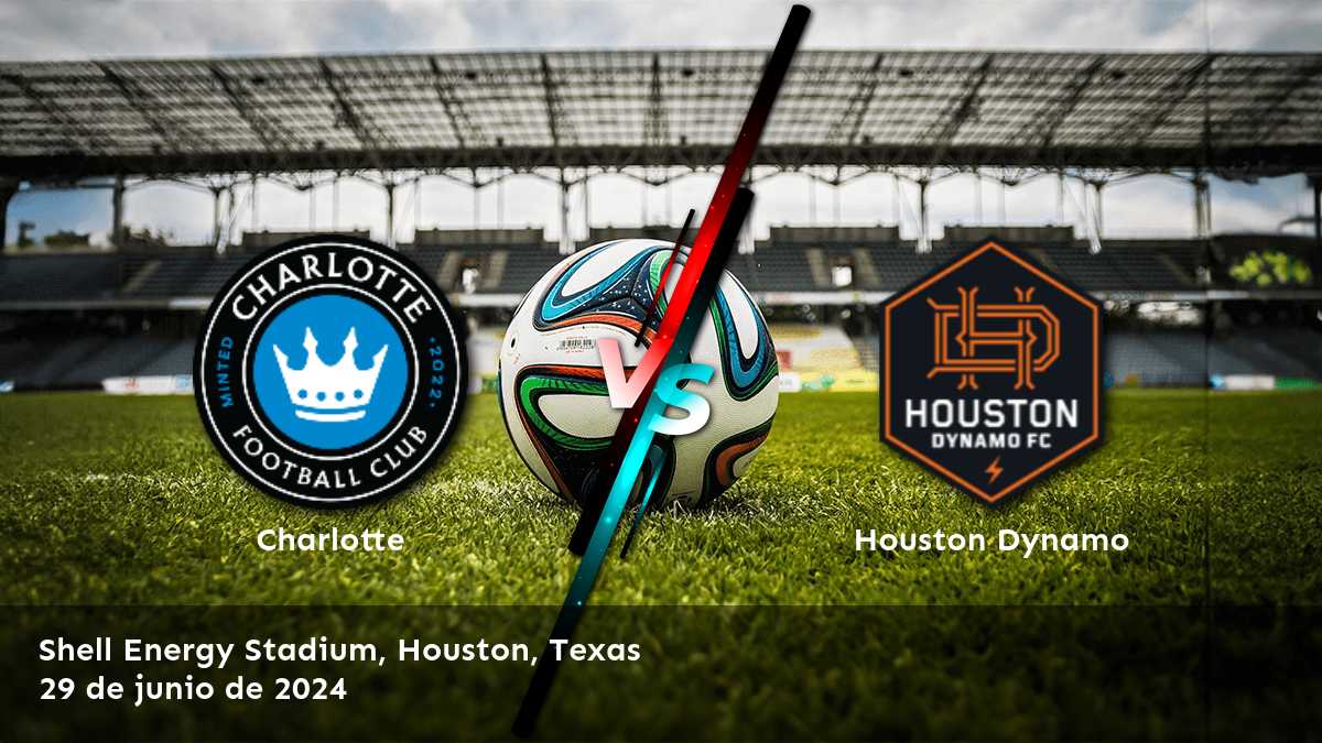 Apuesta en el partido Houston Dynamo vs Charlotte en Latinvegas, con las mejores cotizaciones y análisis detallado para Moneyline, sobre/under y spread.