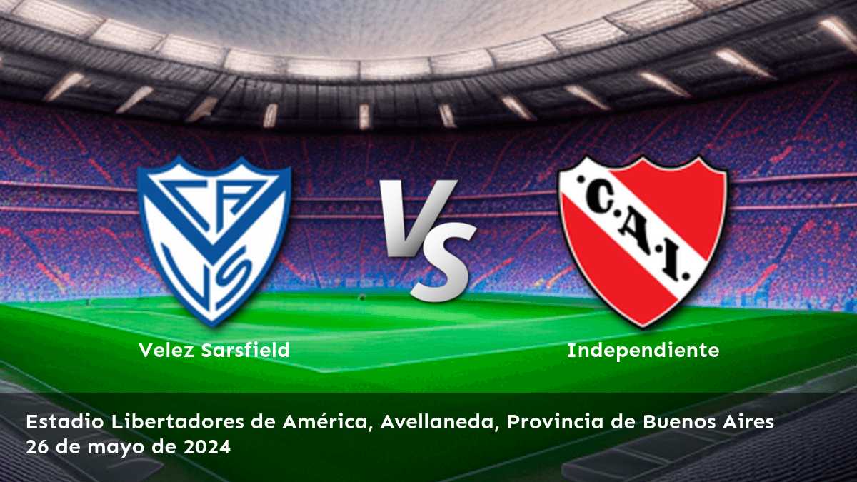 Conoce nuestras predicciones para el partido entre Independiente vs Velez Sarsfield en la Liga Profesional Argentina.