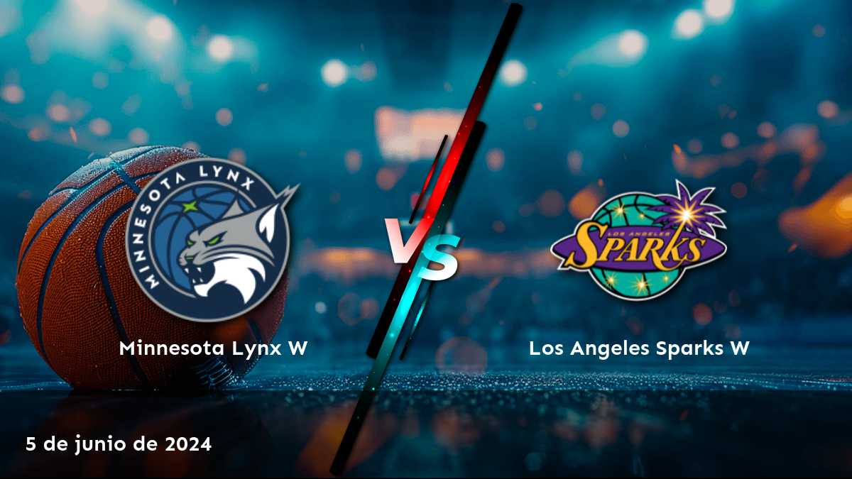 Apuestas deportivas para Los Angeles Sparks W vs Minnesota Lynx W con Latinvegas. Análisis detallado de las odds y las mejores opciones de apuesta.