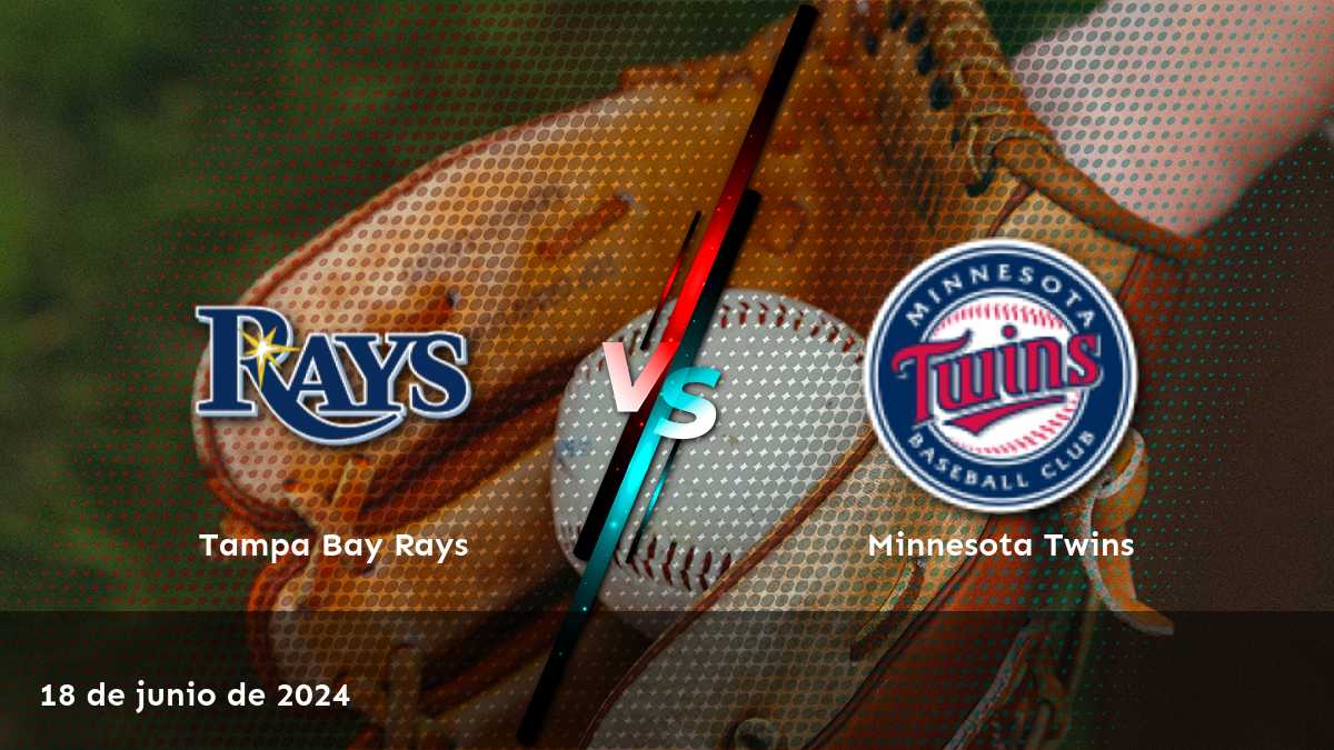 Apuesta en el partido entre Minnesota Twins vs Tampa Bay Rays el 18 de junio de 2024 con Latinvegas. Obtenga las mejores cuotas y pronósticos.