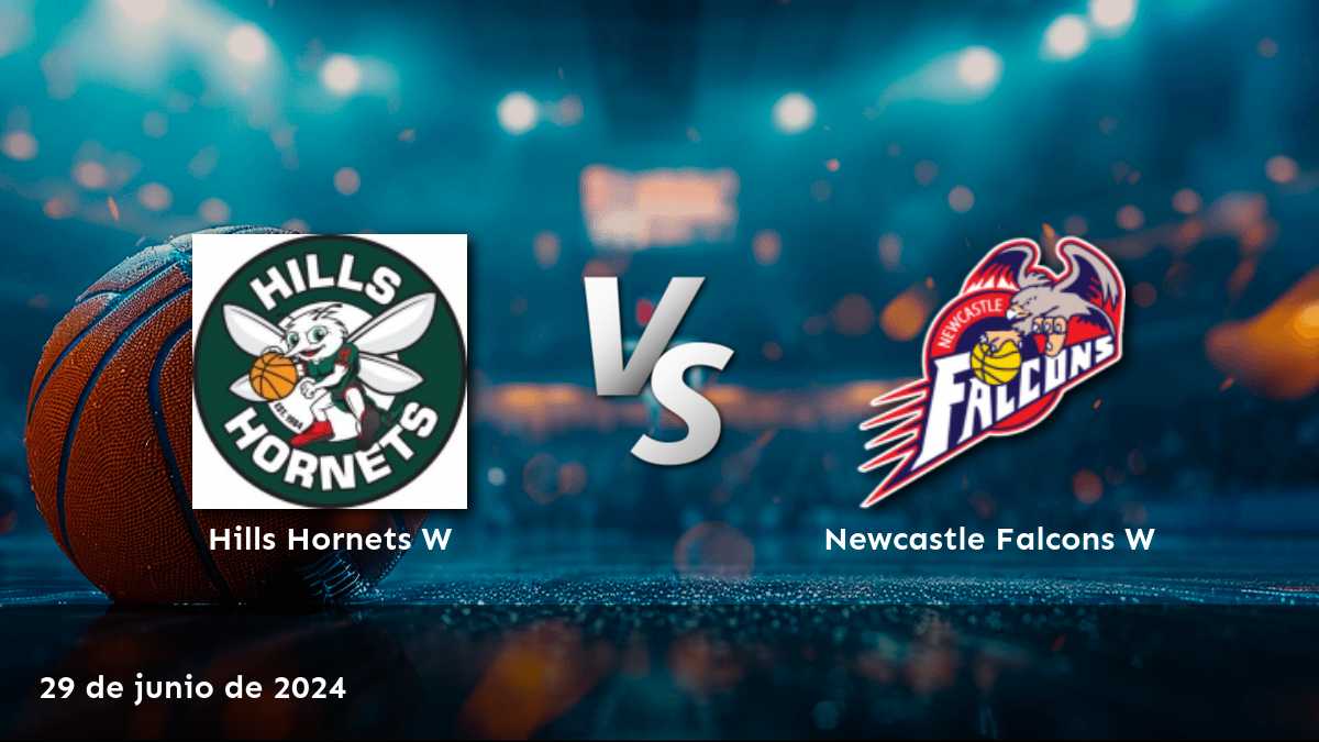 Partido de baloncesto entre Newcastle Falcons W vs Hills Hornets W el 29 de junio de 2024 en la liga NBL1 East Women. ¡Aprovecha las mejores cuotas y apuestas con Latinvegas!