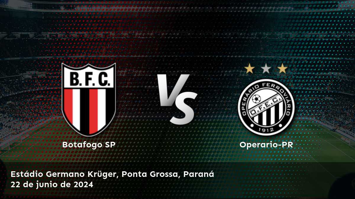 Analiza las opciones de apuesta para Operario-PR vs Botafogo SP en la Serie B y descubre las mejores cuotas y predicciones en Latinvegas.