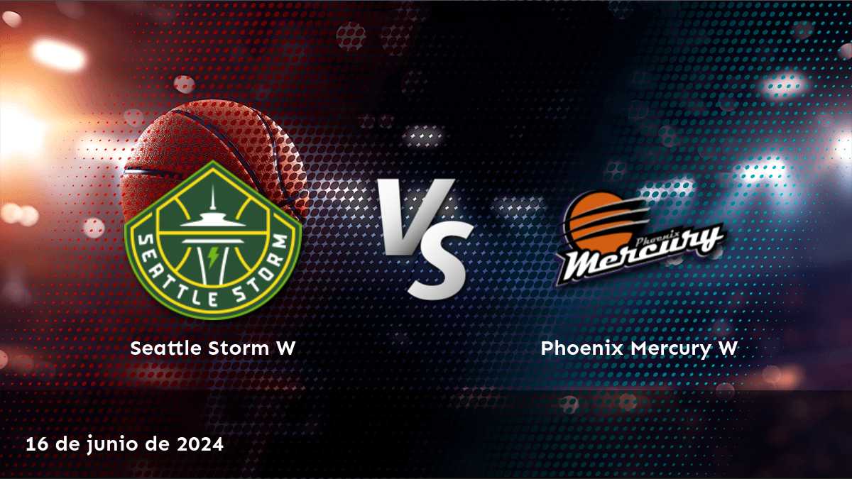 Aprovecha al máximo el partido entre Phoenix Mercury W vs Seattle Storm W con Latinvegas, y descubre nuestras predicciones y consejos para este enfrentamiento emocionante