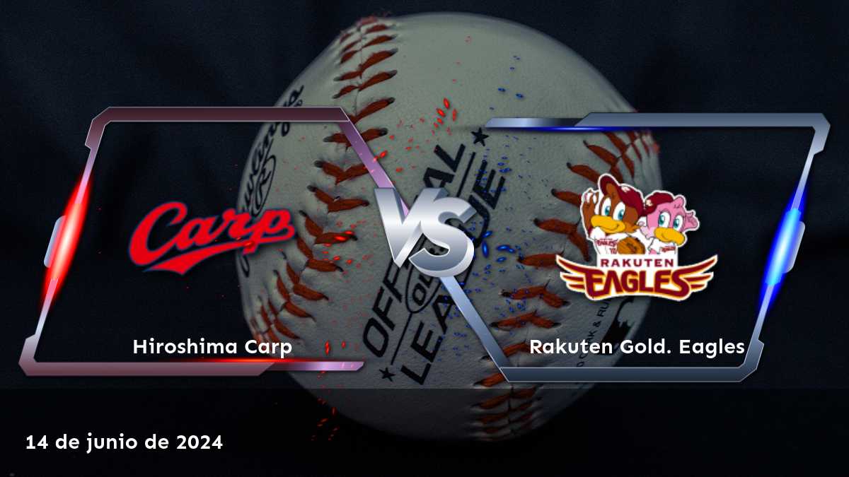 Rakuten Gold. Eagles vs Hiroshima Carp: Análisis y predicciones para el partido del 14 de junio de 2024. ¡Consiga las mejores selecciones de apuestas en Latinvegas!