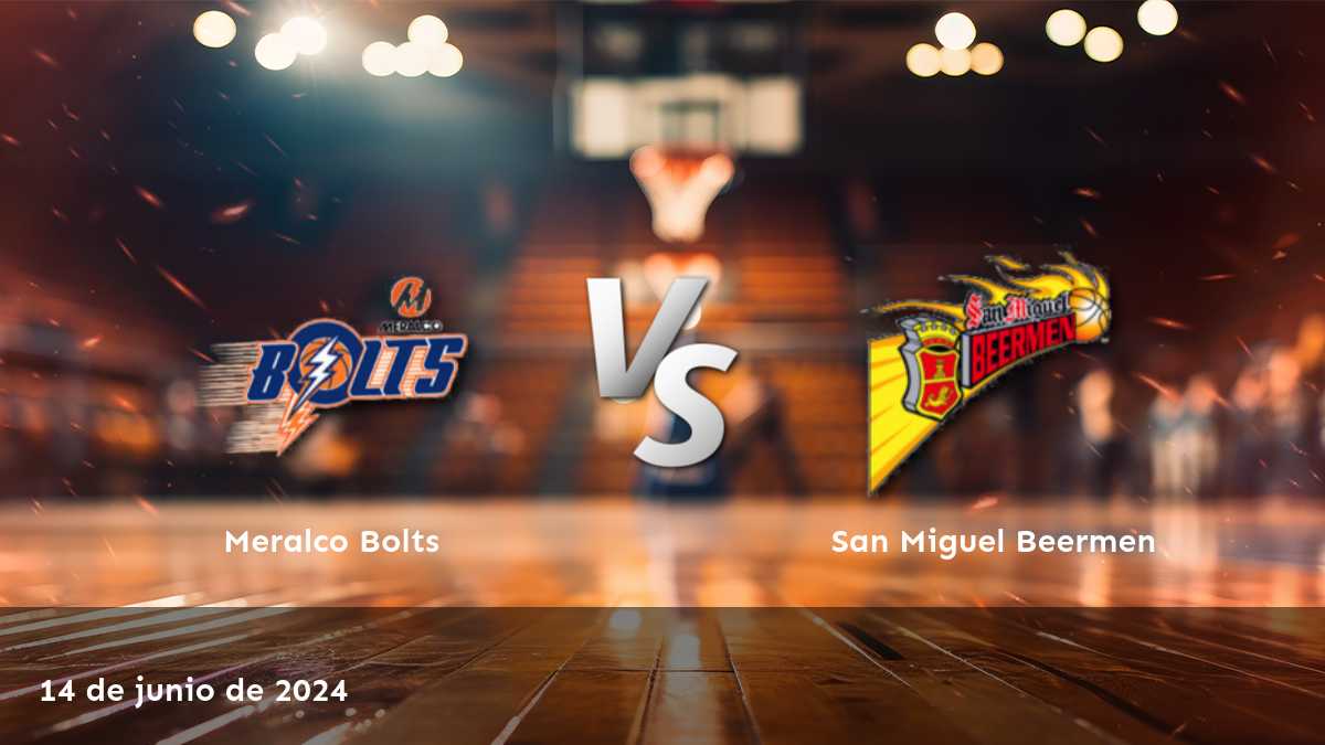 San Miguel Beermen vs Meralco Bolts: Análisis y predicciones de apuestas para el partido del 14 de junio de 2024.