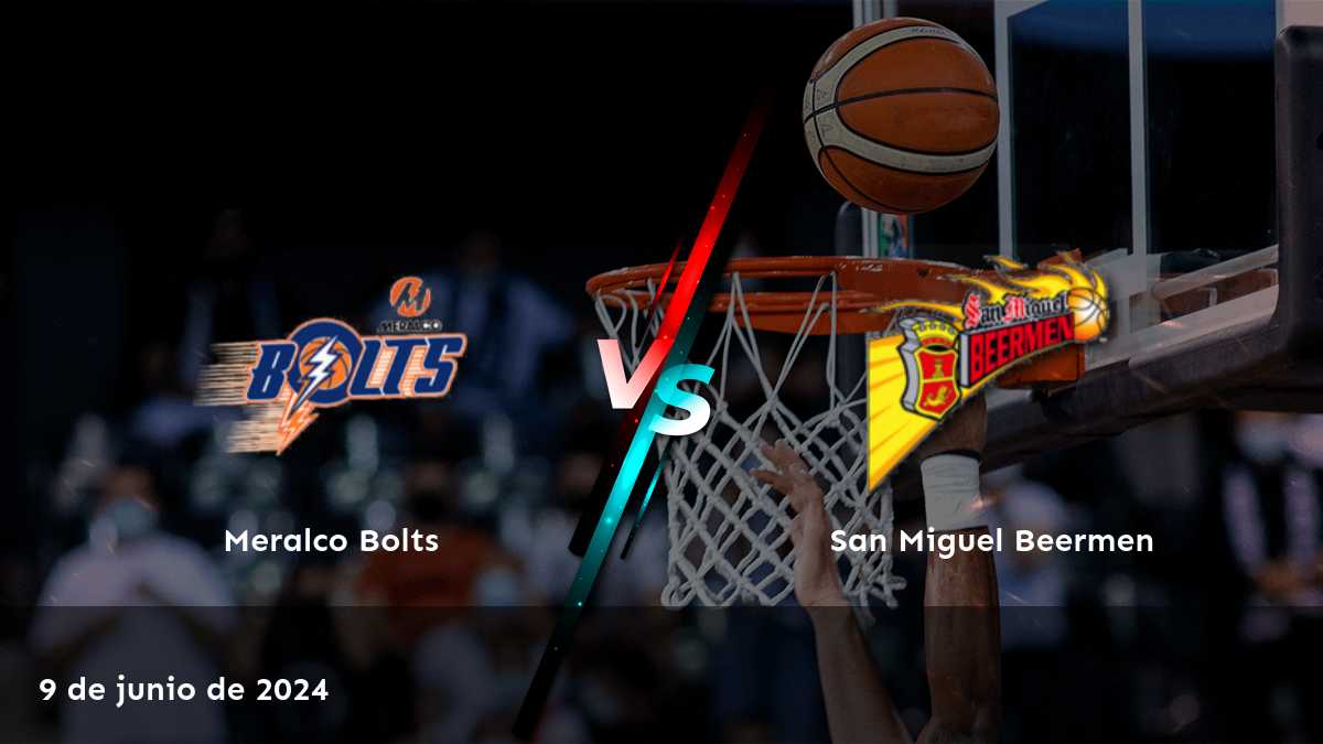 Descubre las mejores opciones de apuesta para el partido San Miguel Beermen vs Meralco Bolts en la Copa Filipina con Latinvegas.