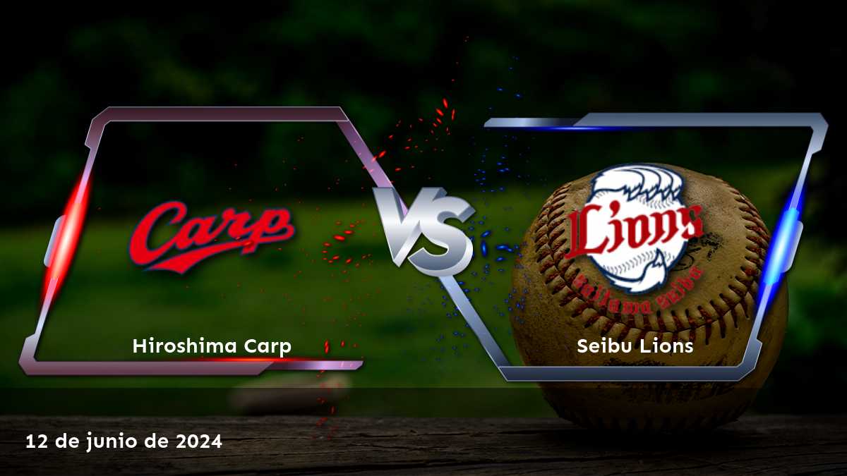 Seibu Lions vs Hiroshima Carp: Análisis y predicciones para el partido de béisbol japonés el 12 de junio de 2024.