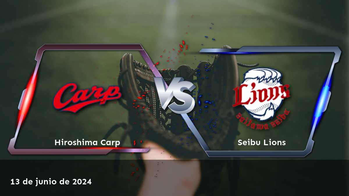 Seibu Lions vs Hiroshima Carp: Análisis detallado de las oportunidades de apuesta en la NPB.