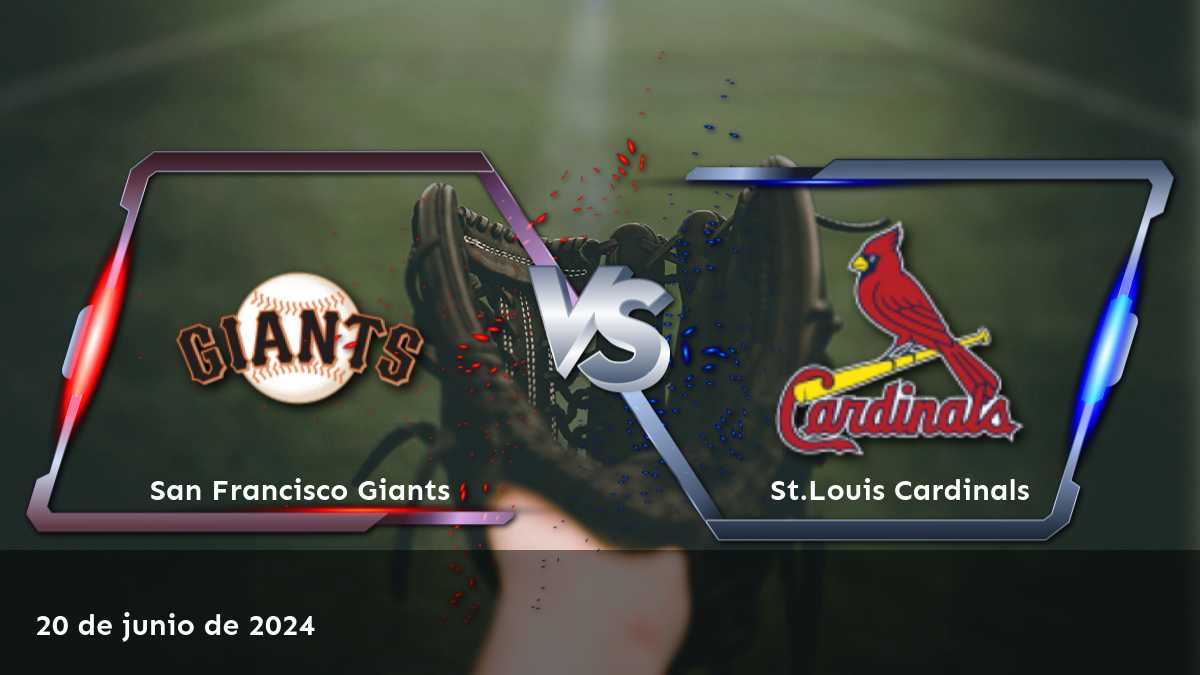 Descubre las mejores opciones de apuestas para St.Louis Cardinals vs San Francisco Giants con Latinvegas, incluyendo línea de dinero, línea de propagación y sobre/tiempo.