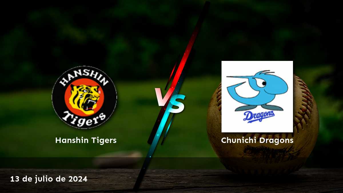 Apuesta en el partido entre Chunichi Dragons vs Hanshin Tigers el 13 de julio de 2024 con Latinvegas.