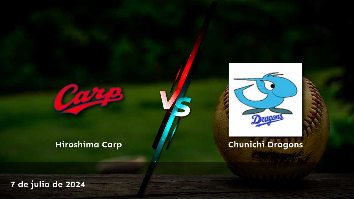 Analiza las opciones de apuestas para Chunichi Dragons vs Hiroshima Carp en la NPB y descubre las mejores opciones para tu próxima apuesta.