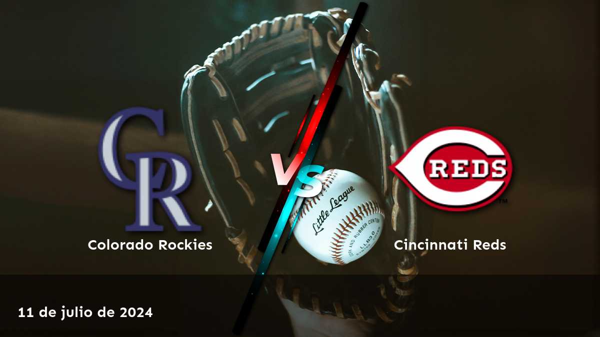 Análisis del partido entre Cincinnati Reds vs Colorado Rockies el 11 de julio de 2024. Odds y predicciones para la línea de dinero, over/under y spread.