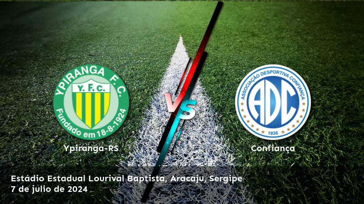 Aprovecha al máximo el partido entre Confiança vs Ypiranga-RS en la Serie C con las predicciones y análisis de Latinvegas. ¡Consigue las mejores cuotas y apuestas!