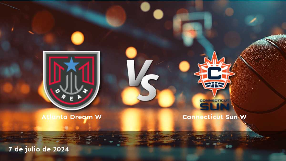 Análisis experto del partido entre Connecticut Sun W vs Atlanta Dream W el 7 de julio de 2024, con predicciones y odds para moneyline, over/under y spread.