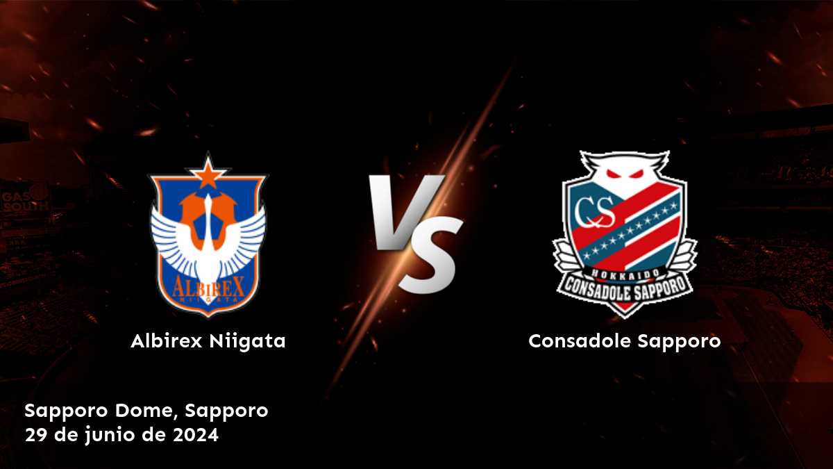 Análisis detallado de Consadole Sapporo vs Albirex Niigata en la J1 League. ¿Cuál es la mejor opción para apostar?