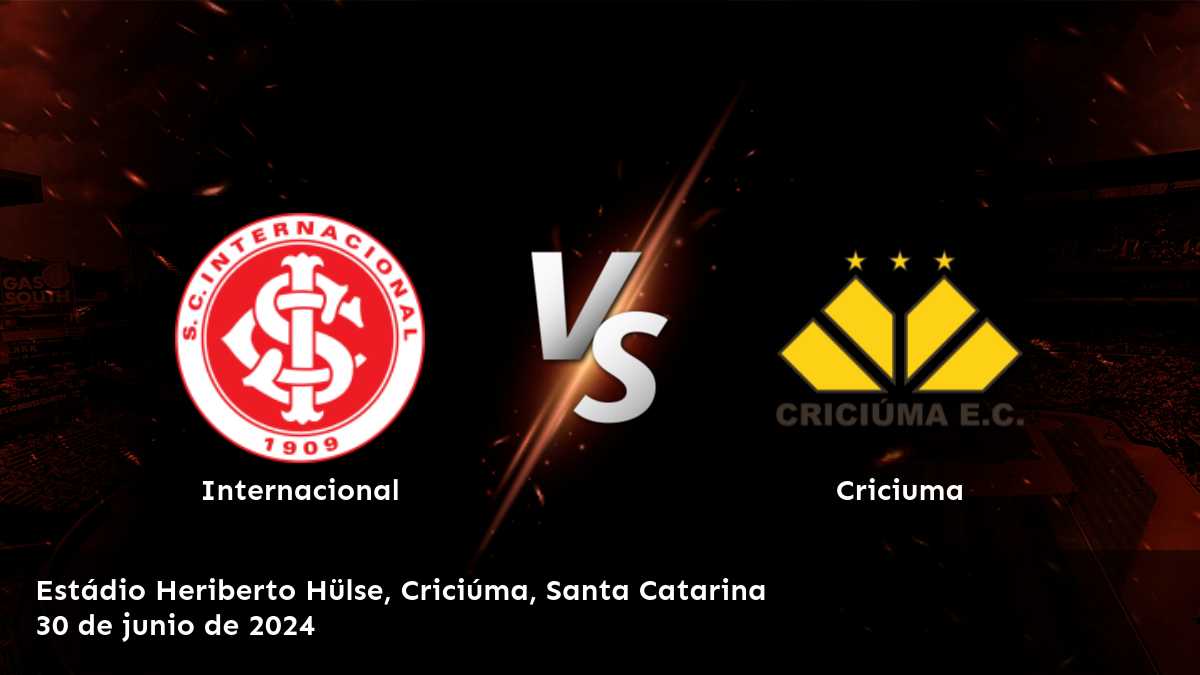 Aprovecha las mejores apuestas para Criciuma vs Internacional en Latinvegas, con selecciones élite y predicciones impulsadas por IA. ¡Descubre nuestras recomendaciones para Moneyline, Over/Under y Spread!