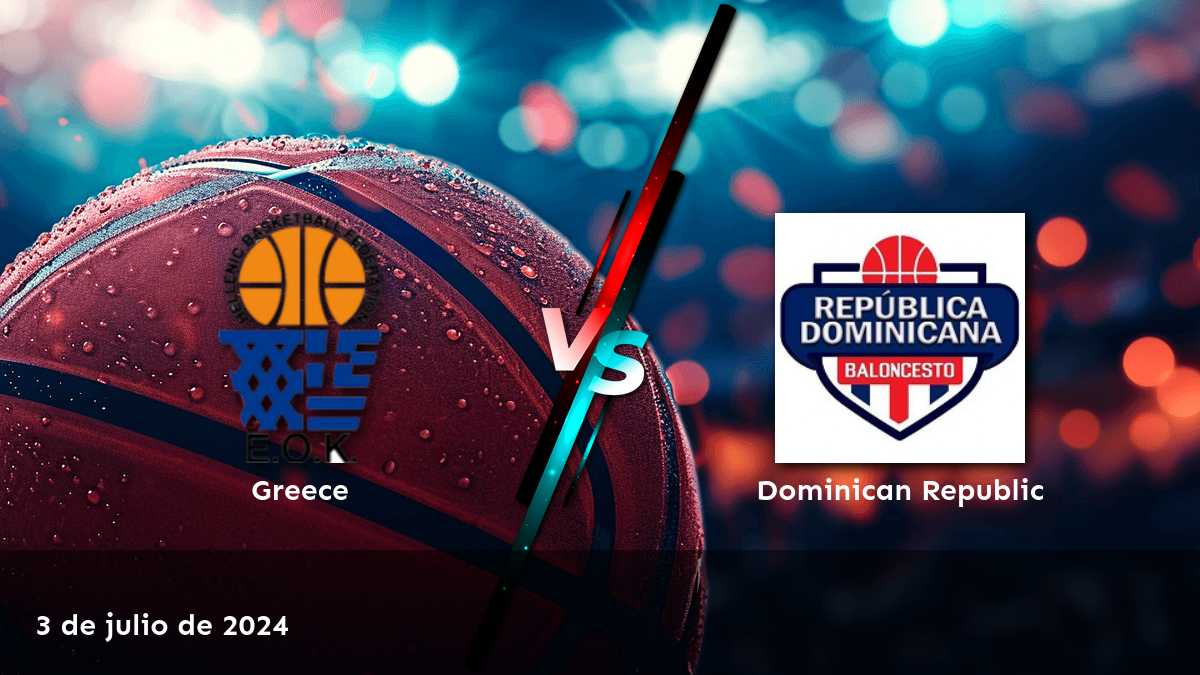 Análisis y predicciones para el partido entre la República Dominicana y Grecia en los Juegos Olímpicos de baloncesto. ¡Aprovecha al máximo tus apuestas en Latinvegas!