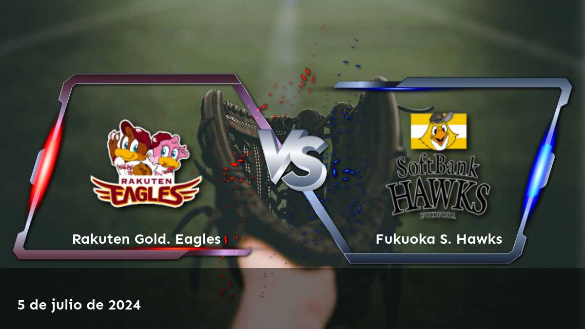 Análisis y predicciones para Fukuoka S. Hawks vs Rakuten Gold. Eagles el 5 de julio de 2024 en Latinvegas