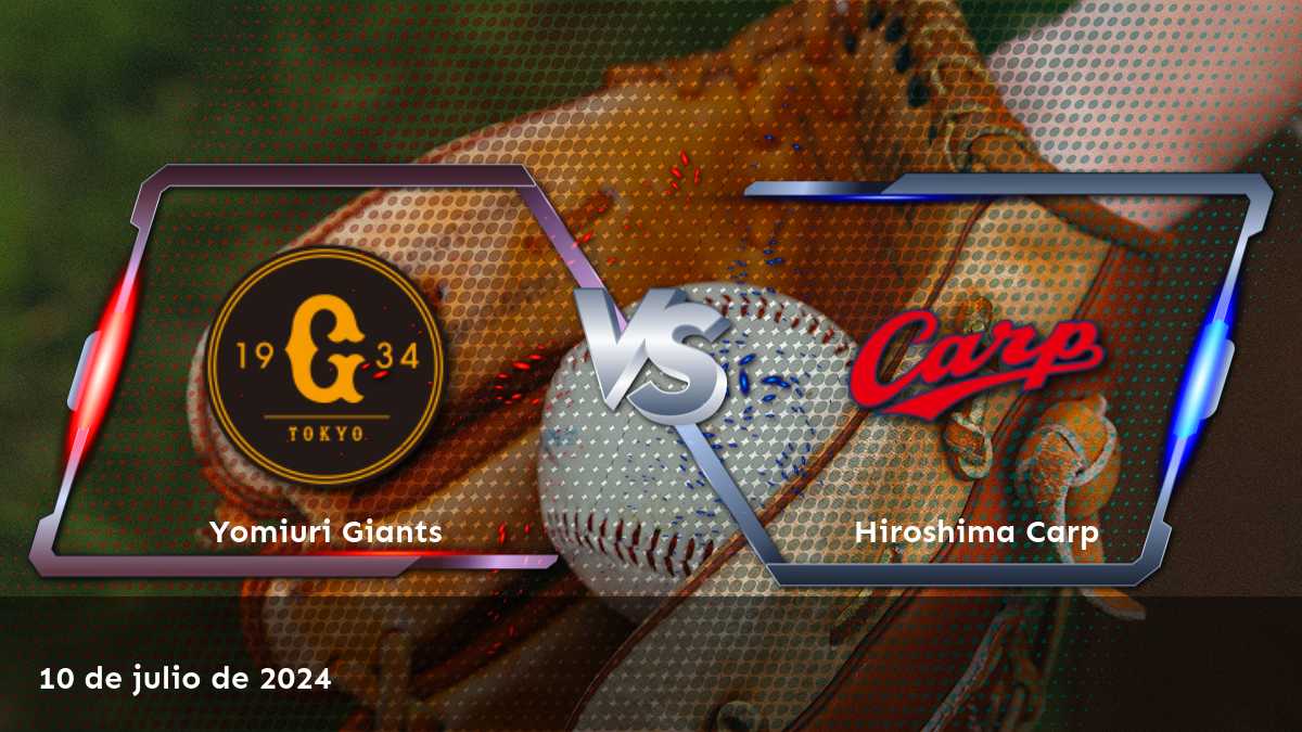 Analiza el partido Hiroshima Carp vs Yomiuri Giants y descubre las mejores opciones de apuestas en Latinvegas.