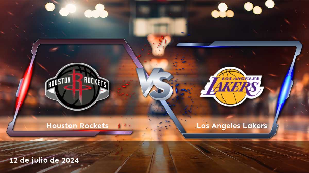 Aposta en el partido Los Angeles Lakers vs Houston Rockets el 12 de julio de 2024 con Latinvegas, tu mejor opción para apostar en deportes.