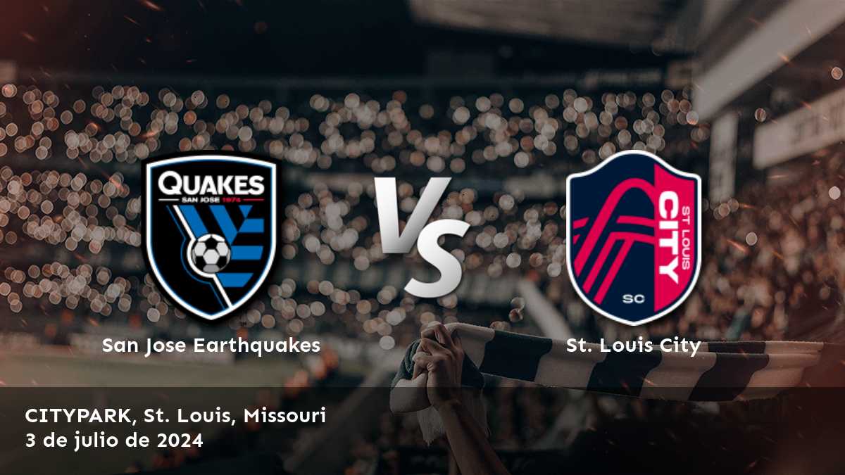 Ahora es el momento de apostar en St. Louis City vs San Jose Earthquakes en la Major League Soccer. ¡Descubre las mejores opciones de apuestas y predicciones en Latinvegas!