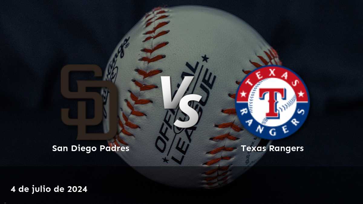 Texto análisis Texas Rangers vs San Diego Padres, 4 de julio de 2024, con odds y predicciones de Latinvegas.