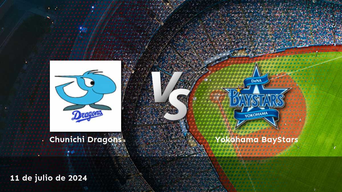 Análisis detallado del partido entre Yokohama BayStars vs Chunichi Dragons el 11 de julio de 2024, incluyendo líneas de dinero, sobre/tiempo y spread.