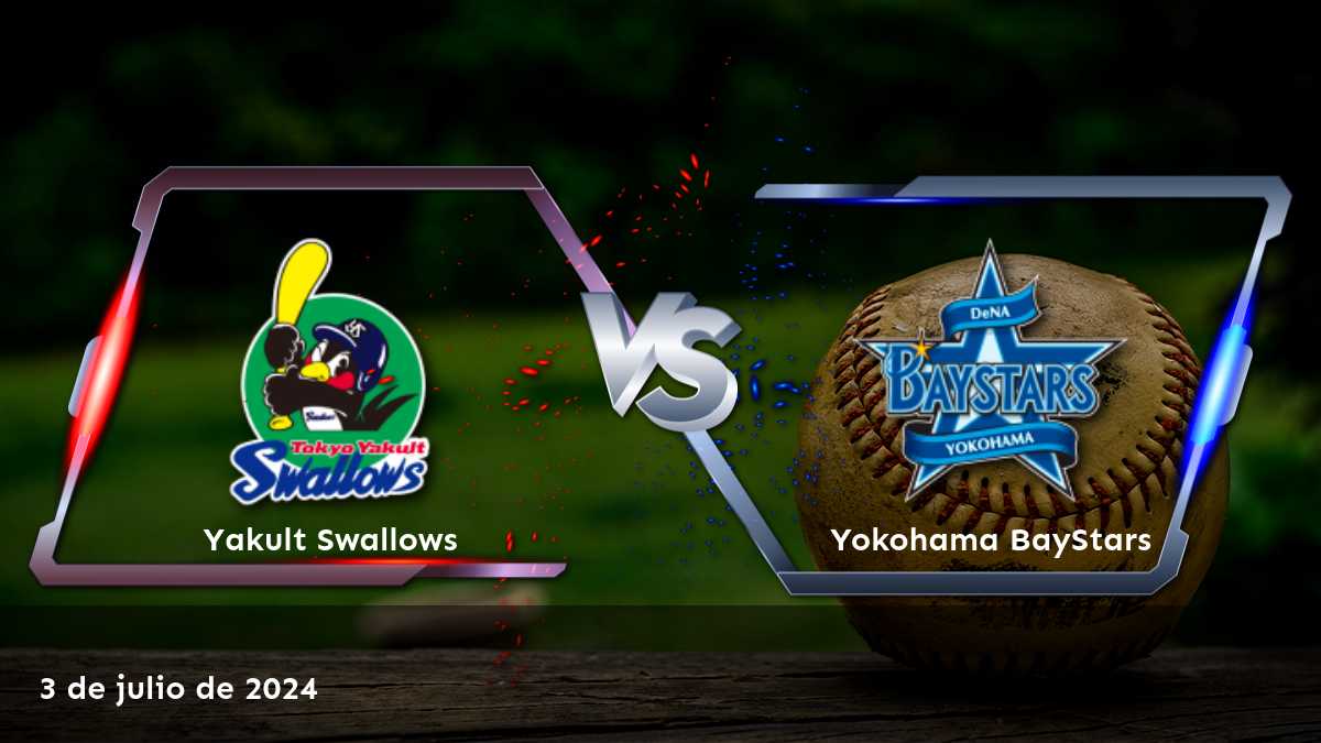 Análisis detallado del partido Yokohama BayStars vs Yakult Swallows el 3 de julio de 2024. ¡Descubre las mejores oportunidades de apuesta con Latinvegas!